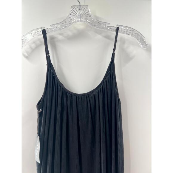 Velvet Graham & Spencer Spaghetti Strap Gray Gauze Maxi Dress Size Large NWT - Picture 8 of 8